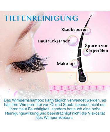  p-beauty Macy Eyelash Shampoo 50ml Gentle oil-free cleanser for extensions & natural lashes Eyelash cleansing foam Deep cleansing Lash Cleanser - Buy Online on GoSupps.com