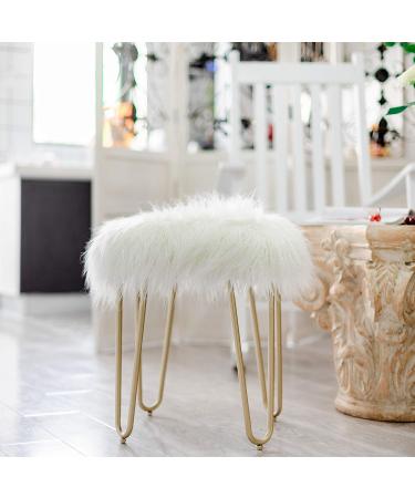 White Faux Fur Fabric for Crafts and Costumes - 20x20 inches - Buy Online on GoSupps.com