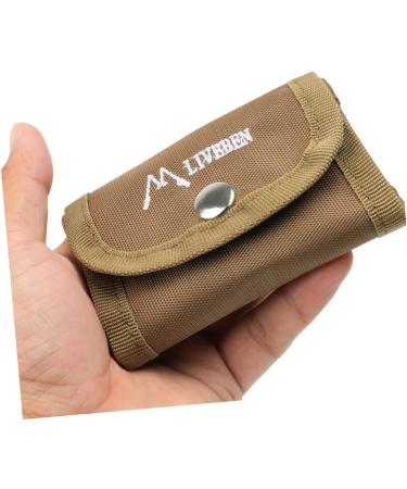 Beavorty Khaki Travel Organizer for Men - Safety Razor & Beard Care Bag 11x7cm - Buy Online on GoSupps.com