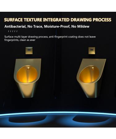 Urinarios de Acero inoxidable Urinarios de drenaje montados en la pared por inducci n Urinarios de Acero inoxidable 304 montados en la pared adecuados Urinarios para Hombres para USO famil - Buy Online on GoSupps.com