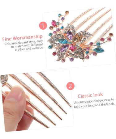 Ipetboom Rhinestone Hair Accessories Hairpin Flower Hair Comb Decorative Hair Combs Women Hair Comb Women Rhinestone Hair Comb Wedding Hair Comb Women Hair Accessories Bride Hair Comb - Buy Online on GoSupps.com