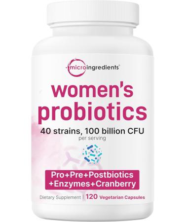 Micro Ingredients 8-in-1 Multi Collagen Pills & Women s Probiotics 100 Billion CFU Veggie Capsules | 2 Pack | Hydrolyzed Peptides + Hyaluronic Acid & Vitamin C | 40 Strains + Cranberry & D-Mannose - Buy Online on GoSupps.com