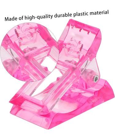 Mikinona Manicure Tools 48 pcs Finger Tip Fixing Clamps and UV Accessories Gel Curve Manicure Quick Poly A Salon Home Kit Tool Pink Nails Forms Clips Art Fixation Pinching Fiberglass 1 count (Pack of 1) White Pinkx4pcs - Buy Online on GoSupps.com