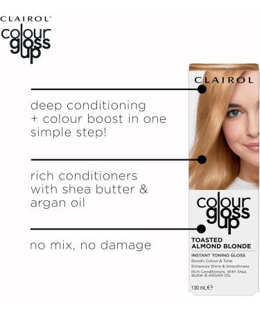 Clairol Colour Gloss Up Conditioner - Toasted Almond Blonde 130ml - Buy Online on GoSupps.com