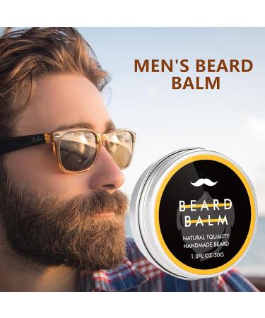 Premium Beard Butter for Men - Hydrating Moisturizer & Mustache Balm | Softens Facial Hair & Promotes Growth - 1 fl oz - Buy Online on GoSupps.com