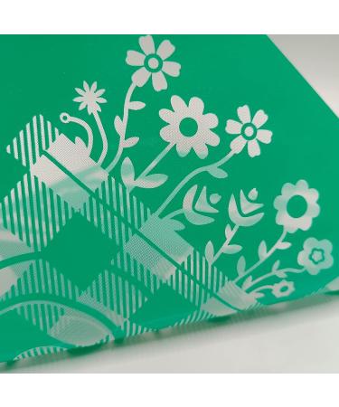 GAGA 4PCS Washroom Adhesive Silk Screen Stencils for DIY Home and Furniture Decoration - Buy Online on GoSupps.com