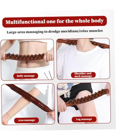 23 Wooden Therapy Massage Tools & 31 Pearl Back Rollers for Body Shaping & Lymphatic Drainage - International Shipping Available - Buy Online on GoSupps.com