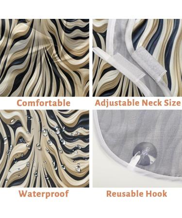 Animal Stripes Beard Bib Apron - Perfect Beard Hair Catcher for Men | Ideal Father's Day & Christmas Gift for Dads & Husbands - Buy Online on GoSupps.com