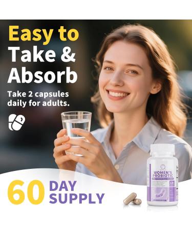 Women's Probiotics for Vaginal* pH Balance with Lactobacillus & Prebiotics & Collagen & Cranberry Womens Probiotic for Vagina* Digestion* & Immunity* Gluten Free 120 Capsules 120 Count (Pack of 1) - Buy Online on GoSupps.com