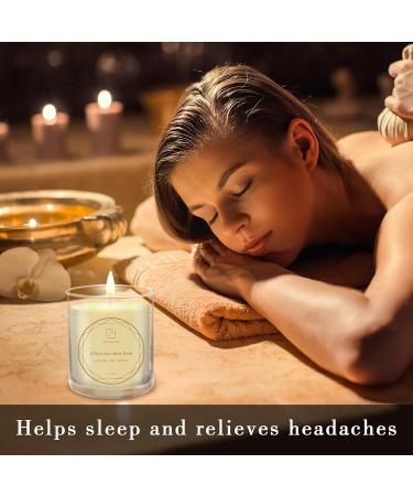 Buy Triple Happiness Pure Soy Scented Candles - Natural Wax Home Fragrance for Stress Relief & Room Decor - 7.7oz White Tea After Rain - Buy Online on GoSupps.com