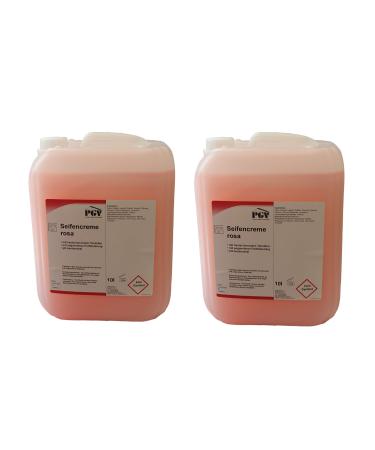 Soap - PINK - Cream Soap Liquid Soap 10 Liter Canister (2 x 10 Liters)