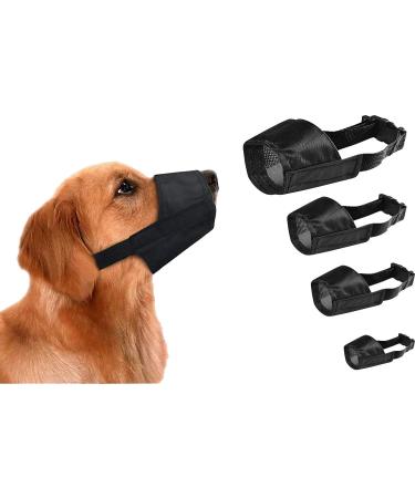 Dog Safety Muzzle Biting Barking Chewing Control Adjustable Nylon Small to 2XL (MEDIUM) - Buy Online on GoSupps.com