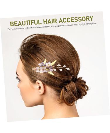 Ipetboom Hair Barrettes Hair Clip Tiara Hair Pin Barrettes for Women Barrettes for Thick Hair Accessories Bride Cheongsam Plastic - Buy Online on GoSupps.com