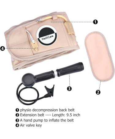 Inflatable Decompression Back Belt - Pain Relief Support for Lower Back (Waist 73.7-124.9 cm) - Buy Online on GoSupps.com