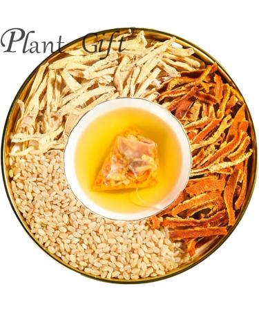 100% Pure Natural Herbal Tea Dried tangerine peel Ginger rice Tea Bag 250g/8.81oz (5g*50bags) th de riz au gingembre riz brun sans caf ine sans additifs sans OGM - Buy Online on GoSupps.com