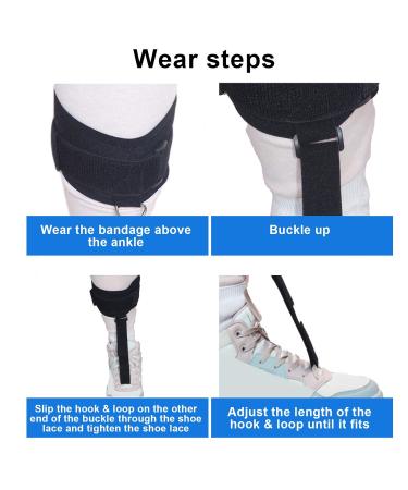Best Drop Foot Brace | Soft & Breathable Support for Hemiplegia & Foot Drop | Adult Orthosis - Buy Online on GoSupps.com