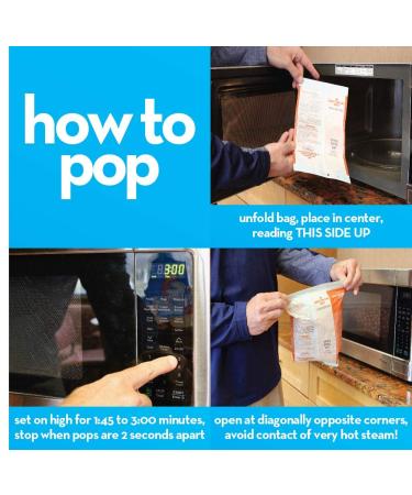 JOLLY TIME Natural Crispy N' White Microwave Popcorn - Low Calorie, Gluten Free - 4 Pack, 3 Count Boxes - Buy Online on GoSupps.com