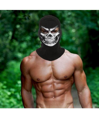 Skull Mask Balaclava for Men - Halloween Skeleton Face Mask for Outdoor Riding & Cosplay - Buy Online on GoSupps.com