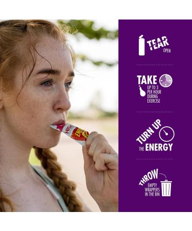 HIGH5 Energy Gel - Quick Release Natural Fruit Juice Energy On The Go (Blackcurrant 20 x 40g) - Buy Online on GoSupps.com