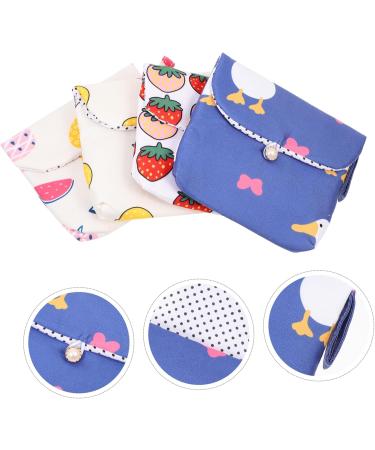 Lurrose Mini Container 16-Part - Versatile Napkin & Makeup Brush Storage Bag | Perfect for Menstrual Pads & Money Exchange - Ideal for Girls' First Period - Buy Online on GoSupps.com