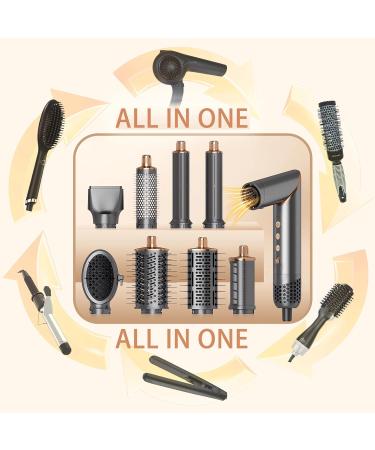 8 in 1 Flexstyle Hair Styler & Dryer - Fast Drying Negative Ion Magic Hot Air Tool for Hair Curling & Styling Gray - Buy Online on GoSupps.com
