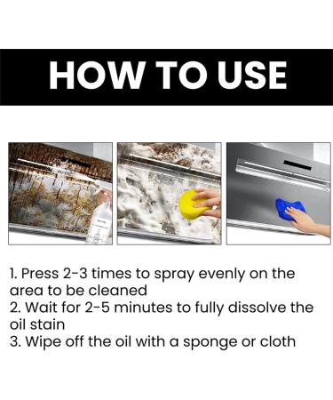 Splash Foam Spray Splash Foam Spray Oven Cleaner Splash Foam Spray Tablets & Spray Bottle Oven Cleaner All Purpose Rinse Cleaning Foam (3Pcs) - Buy Online on GoSupps.com