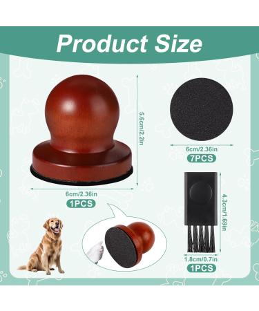 Lazy Dog Nail File & Trimmer - Ergonomic Wood Design with Replaceable Sandpaper & Cleaning Brush for Stress-Free Pet Grooming - Buy Online on GoSupps.com