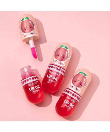 Mrettick 3Packs Hydrating Lip Oil Temperature Color Changing Lip Oil Plumping Lip Gloss Moisturizing Lip Oil Tinted for Lip Care and Dry Lip - Buy Online on GoSupps.com