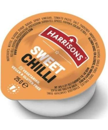 Harrisons Sweet Chilli Sauce Dip Pot 30x25g. Ideal dipping sauce.