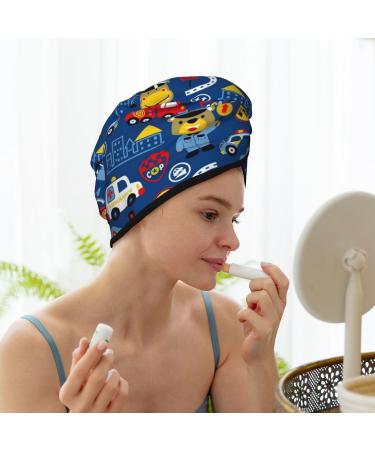 Hair Towel Wrap for Quick Drying | Animal Rescue Team Design - Premium Hair Drying Turban - Buy Online on GoSupps.com