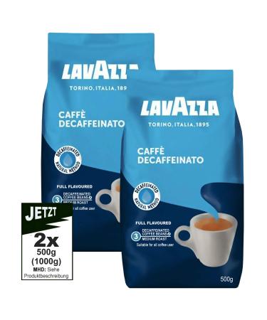 Lavazza Lavazza Decaf Beans 500g - Natural Decaf Grain Coffee - Italian Grain Coffee - Intensity 3 - Pack of 500g