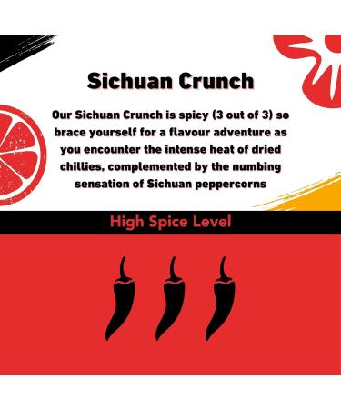 Novice Kitchen Sichuan Crunch Chilli Oil 190ml Pack of 2 | Spicy Crispy Chilli Oil made with Korean Chilli Flakes & Sichuan Peppercorns | Crunchy Spicy & Umami Chilli Crisp Oil | - Buy Online on GoSupps.com