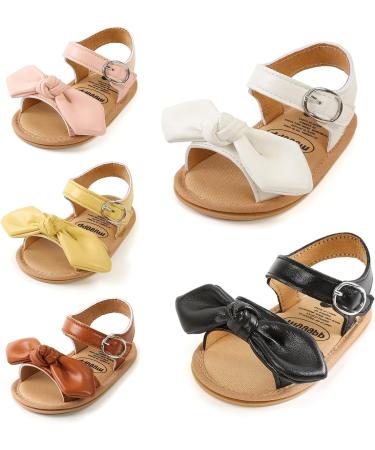 RVROVIC Baby Sandals | Premium Soft Anti-Slip Rubber Sole | Summer Outdoor Shoes for Infants | Toddler First Walkers | Size 6-12 Months | Black - Buy Online on GoSupps.com