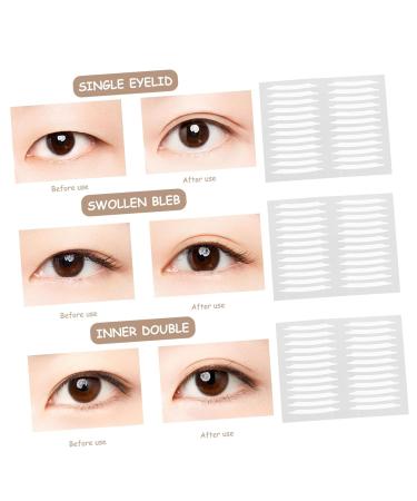 POPETPOP 30 Sheets Invisible Eyelid Sticker clear tape Fiber strip tool make up Korean Eyes Cosmetics Accessories shaping adhesive tape Eyelid Stickers double eyelid woman beauty products 2.7x0.4x0.1cm White - Buy Online on GoSupps.com