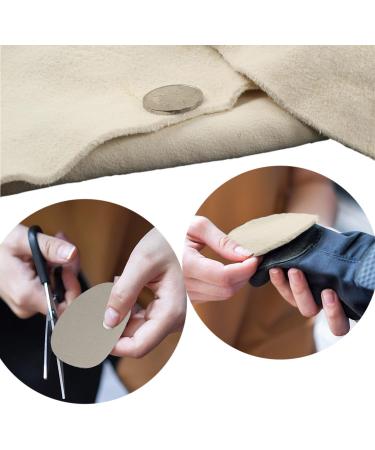 Suede Dance Sole Pads for Easy Pivoting on Sticky Floors - Non-Slip High Heel Protector Stickers in Light Tan - Buy Online on GoSupps.com