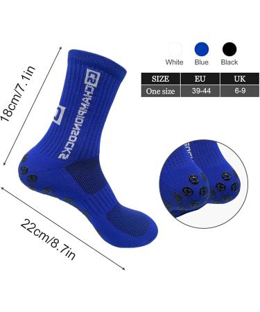 Shop 3 Pairs of Premium Football Socks for Men - Grip & Stopper Soccer Socks | International Shipping - Buy Online on GoSupps.com