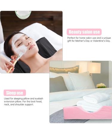 Kichvoe Lash Pillow for Extensions - Memory Foam Neck Support Pillow for Beauty Salon - Pink - Buy Online on GoSupps.com