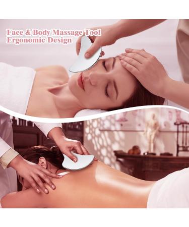 Buy Large Stainless Steel Gua Sha Facial Tool - Reduce Tension & Swelling with Dolphin-Shaped Schabemassage for Lymphatic Drainage - International Shipping Available - Buy Online on GoSupps.com