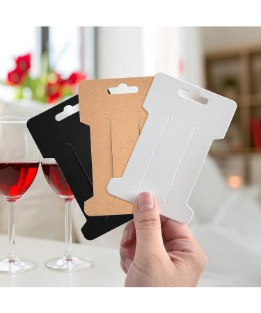 Coopay 150 Piece Hair Clip Display Cards - Multicolor Rectangular Paper Cards for Hair Accessories Organization - 4-1/4 x 2-3/4 Inches - Buy Online on GoSupps.com