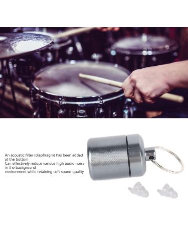 Earplugs 3-Layer Structure Comfortable Liquid Silicone Closure Umbrella Shaped Noise Canceling Earplug with Filter for Indoor (Transparent Stone Pattern) - Buy Online on GoSupps.com