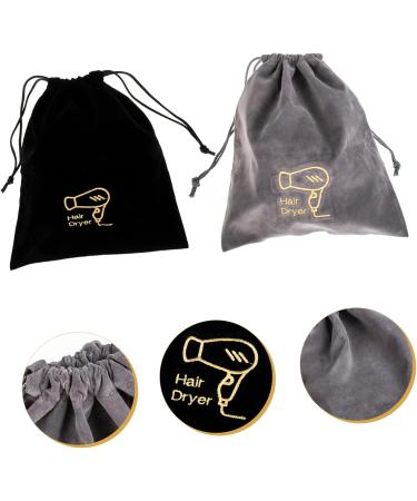 Beavorty 4 Pcs Hair Dryer Bag Storage Bags Makeup Travel Containers Drawstring Pouches Velvet Bag Household - Buy Online on GoSupps.com