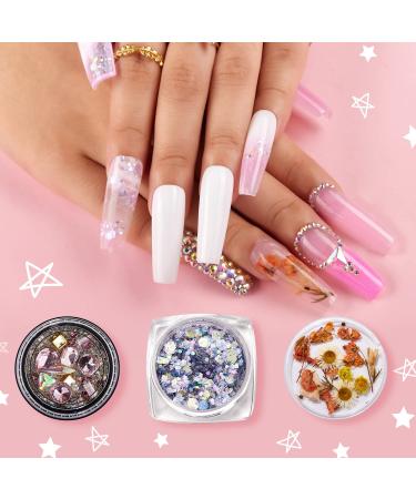 Makartt Poly Nail Gel Kit with 6W UV LED Nail Lamp - Clear Pink Fall Winter Nail Extension Set with Portable USB Nail Dryer - 60S Timer - Buy Online on GoSupps.com