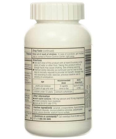 Fibercon Fiber Therapy 140 Caplets for Regularity - Fast-Acting Relief - Buy Online on GoSupps.com
