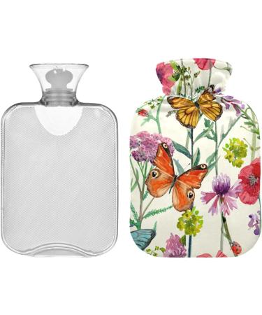Buy Flower & Butterfly Hot Water Bottles - 2L Pain Relief & Hand Warmers | International Shipping - Buy Online on GoSupps.com