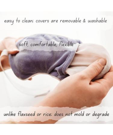 Relaxation Gifts for Women: Heated Lavender Neck Wrap & Eye Mask Set - Microwavable, Destress, Mother's Day, Birthday, Thank You Gifts - Buy Online on GoSupps.com