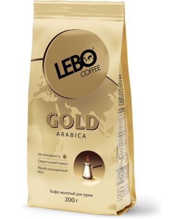 LEBO Coffee Gold Arabica 5 x 200g Caf moulu - Buy Online on GoSupps.com
