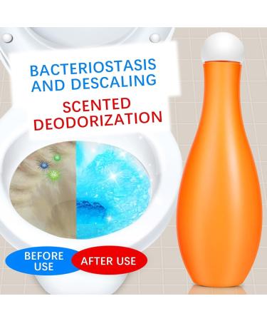 Bowling Blue Foam Toilet Bowl Cleaner Bottled Automatic Long Lasting Toilet Bowl Cleaner - Long Lasting Fragrance Lime Scale Removal Toilet Tank All Purpose Cleaner 5pcs - Buy Online on GoSupps.com