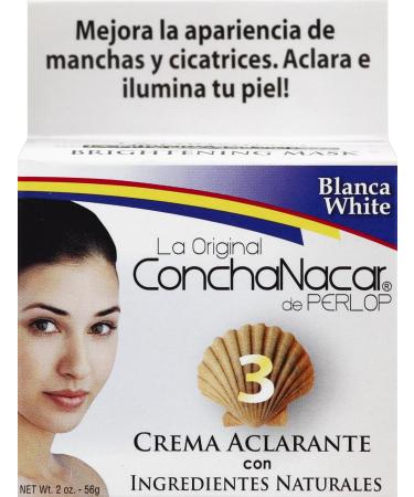 Concha Nacar Perlop Cosmetics De Perlop Whitening and Brightening Mask #3 Ivory 2 Oz