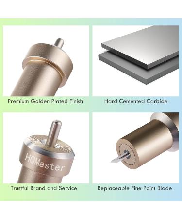HQMaster Premium Fine Point Blade and Holder Kit for Cricut Maker 3  Maker  Explore 3  Explore Air 2  Air  One Cutting Blades for Glitter Vinyl  Cardstock  Faux Leather  Adhesive Foil  Vellum Premium Fine Point Blade+Housing - Buy Online on GoSupps.com