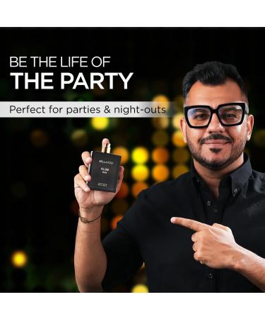 Bell'a.Vita Luxury Klub Men Eau De Parfum Liquid Perfume With Lemon Rose And Vanilla|Musky And Spicy Long Lasting Premium Edp Fragrance Fresh Scent 100Ml - Buy Online on GoSupps.com